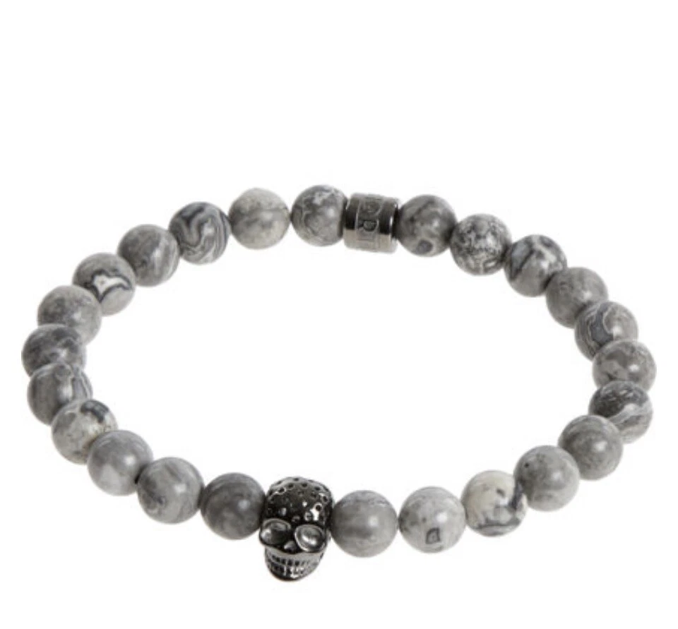 North skull mens bracelet deals