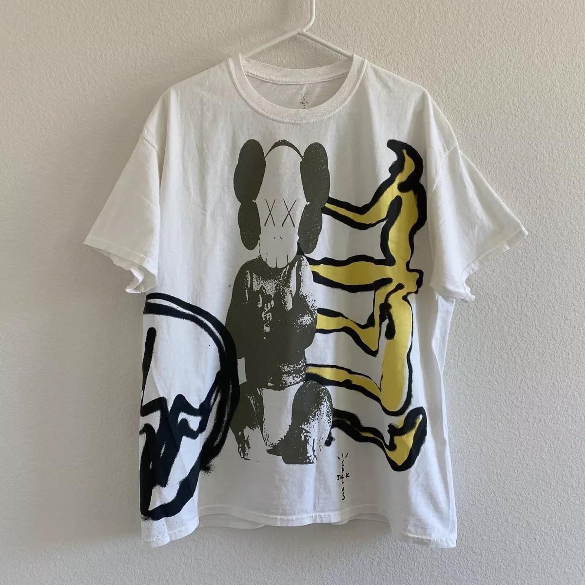 NWT - Travis Scott Cactus Jack + Kaws For Fragment T-Shirt Size L