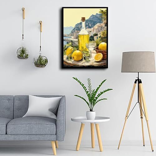 Diamond Art Kits for Adults Italian Limoncello 5D Diamond Painting GM-ZSH-815 - Bild 3 von 7