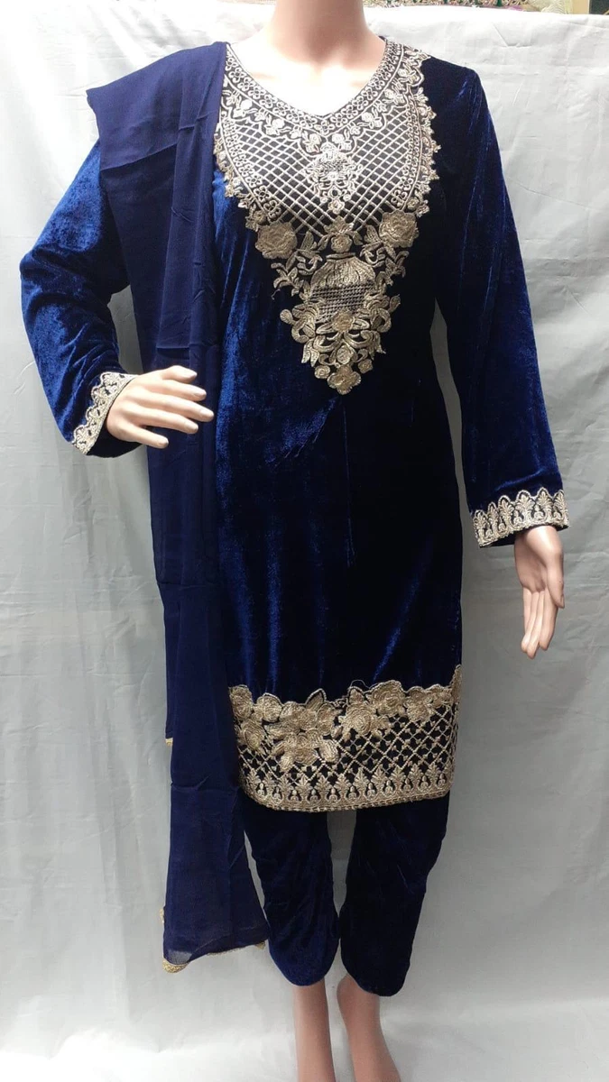 Pakistani velvet deals suits