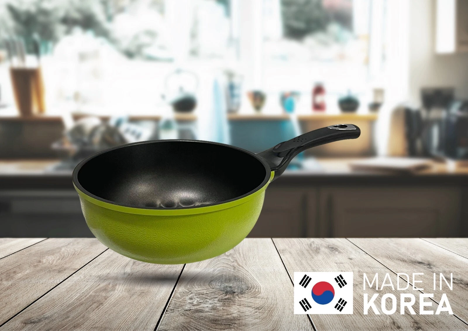 Nonstick 3D Diamond Coating Wok Frying Pan Cookware 8" (20cm)-MADE IN KOREA
Opens in a new window or