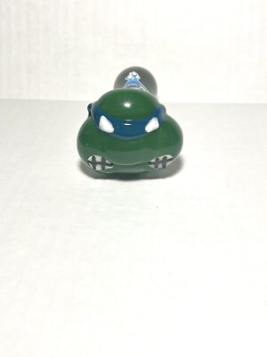 Chameleon Glass Masked Turtle  Tobacco Hand Pipe Spoon Blue