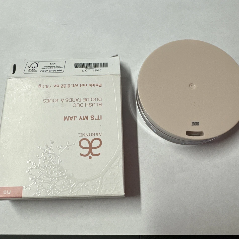 NEW ARBONNE It's My Jam Blush Duo Blush & Shimmer, FIG 0.32 Oz. Good Deal Pric - Image 3 of 4