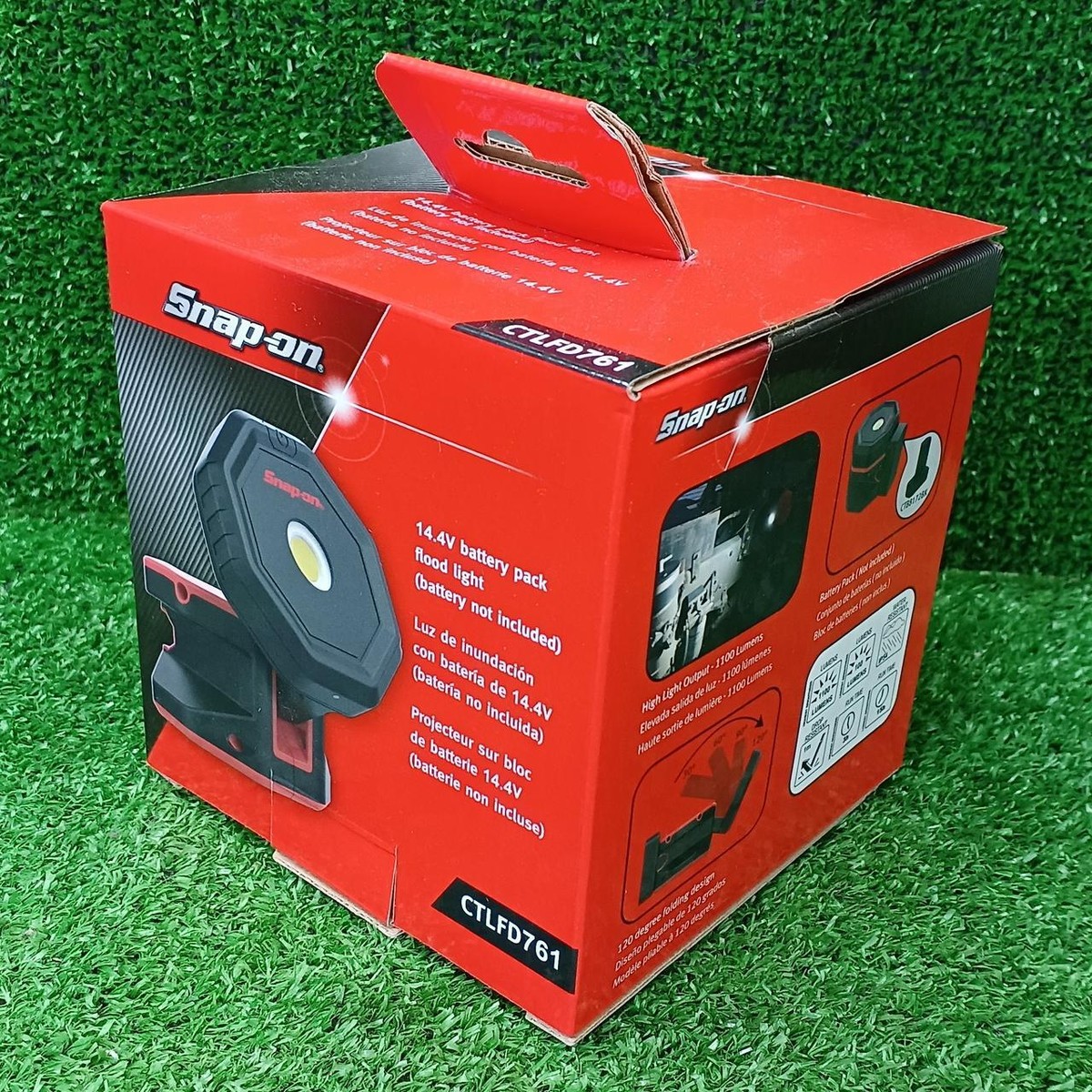 Snap-on LED フラッシュライト 500 Lumen Dual-Sided Mini Flex Light (Red) | ECARL032R
