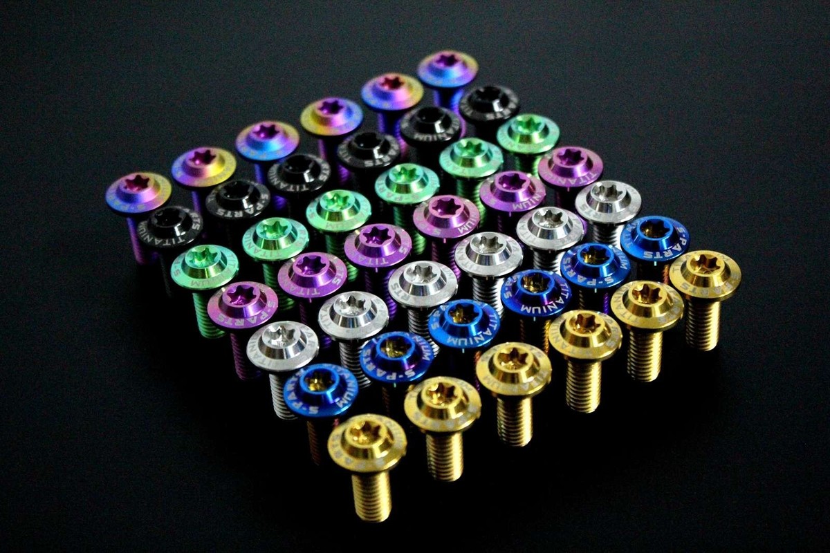 ぼっず Purple Front Brake Disc Rotor Mounting Bolts Screw For Kawasaki