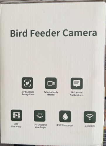PEEIPM Bird Feeder with Camera Solar Smart Bird House with Camera Outdoor Gar... - Picture 2 of 10