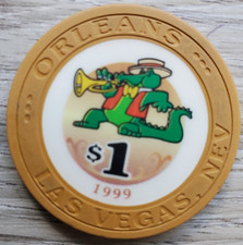 $1 Las Vegas Orleans 1999 Casino Chip
