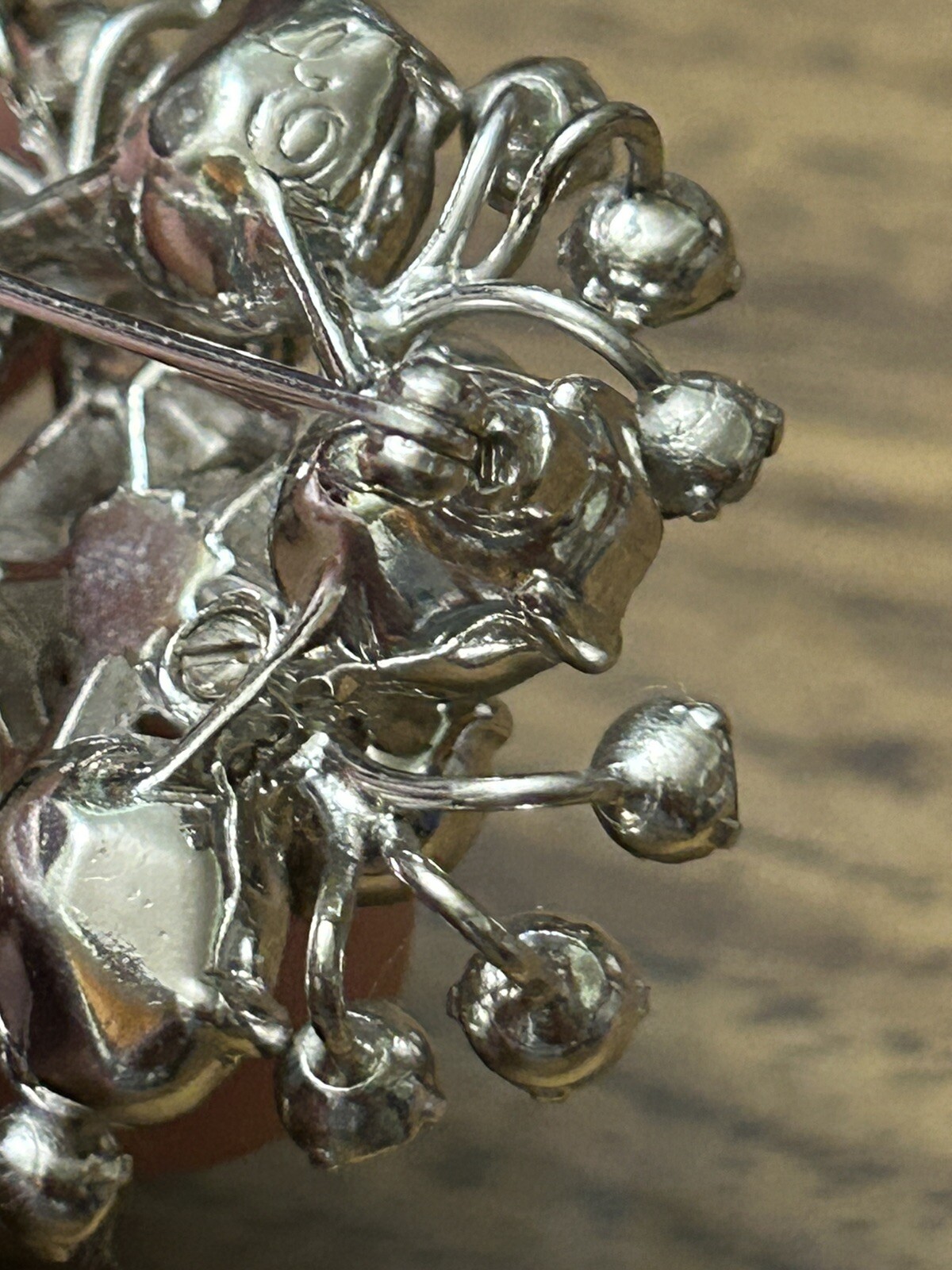 Vintage Eisenberg (Large E Script) Clear Rhinesto… - image 6