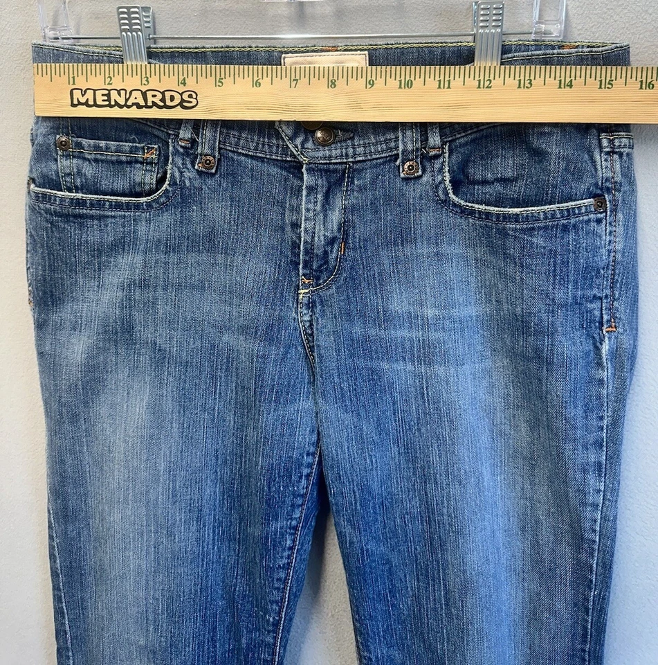Vintage Abercrombie & Fitch Women's Sz 6R Stone Washed Faded Jeans Denim Y2K - Image 3 of 4