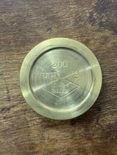 Brass Round Gold Measuring Weights Original Fine Quality 0.44 lbs, Collectible