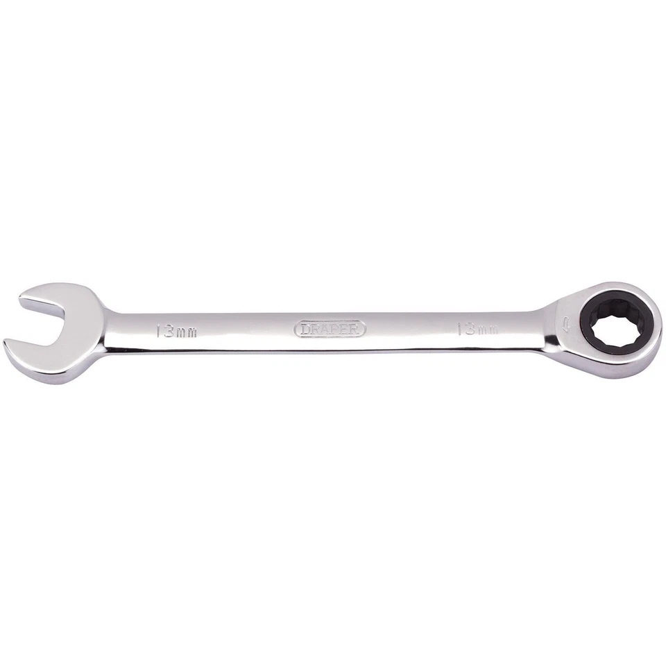 Draper Metric Hi-Torq Ratchet Combination Spanner 72 Teeth Ratcheting Mechanism