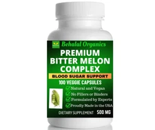 Bitter Melon 500mg Vegan Capsules 100 Count