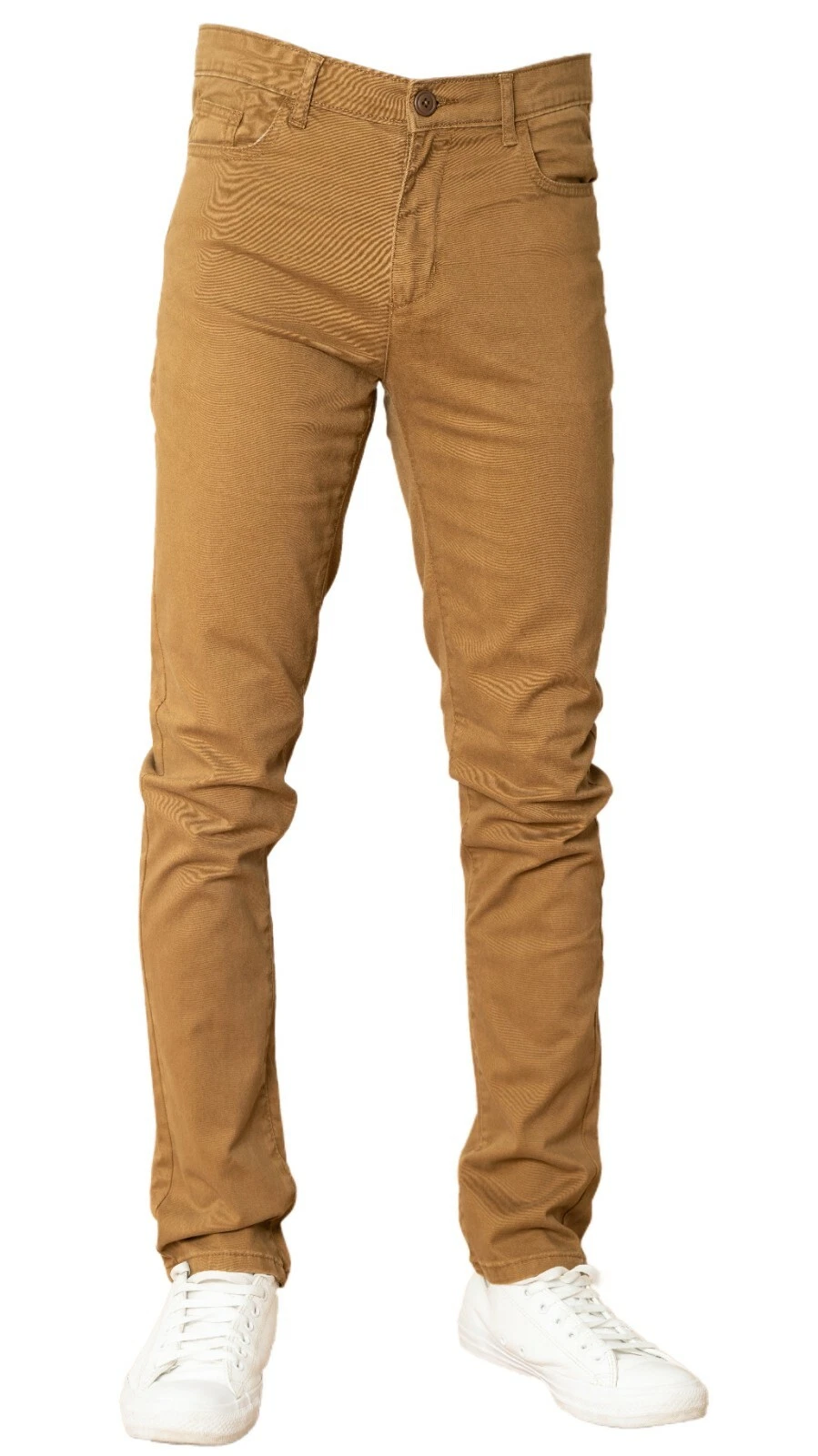 Bleubolt Jeans Designer Mens Stretch Comfort Slim Fit Chinos Trousers