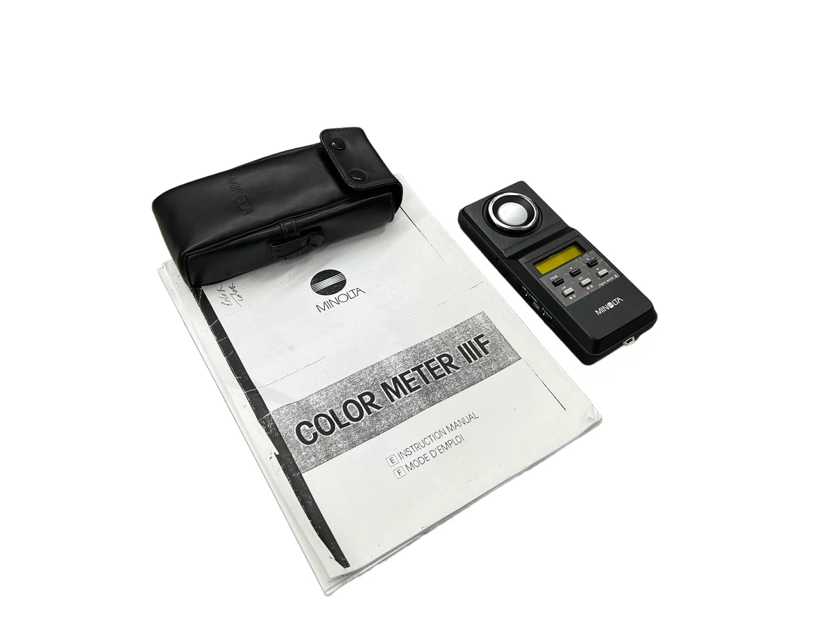 Minolta Color Meter Digital Photography Light Meters for sale | eBay