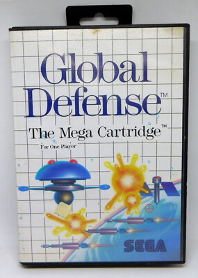 Global Defense - NO manual - SEGA Master System MS PAL - MK-5102-50