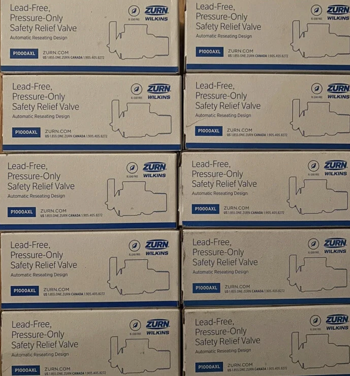 PACOTE COM 10 - VÁLVULA DE ALÍVIO DE SEGURANÇA ZURN WILKINS P1000AXL-30C - Imagem 4 de 4