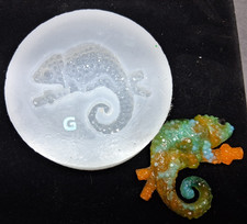 Handmade Chameleon diamond pendant G mold-MOLD ONLY-
