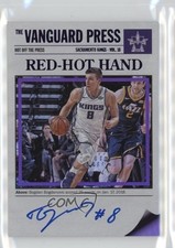 2017 Panini Vanguard Hot off the Press Purple 35/49 Bogdan Bogdanovic Auto oh4