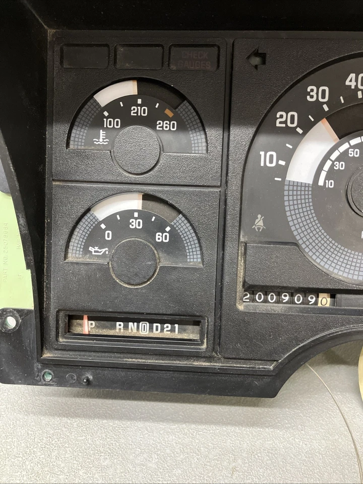 88-90 CHEVY C/K 1500 SILVERADO GMC CUADRO DE INSTRUMENTOS VELOCIDAD Foto 2 de 4