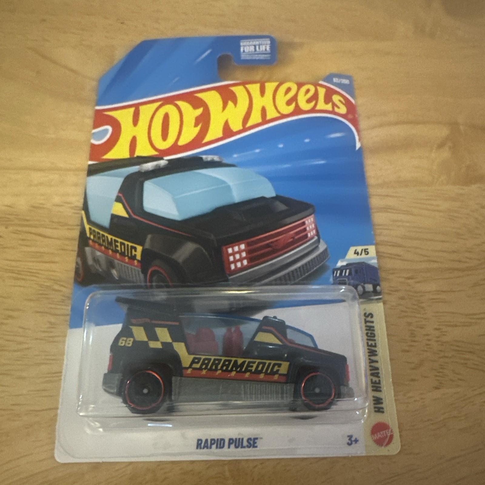 2026 HOT WHEELS BLACK RAPID PULSE 4/5 HW HEAVY WEIGHTS 83/250
