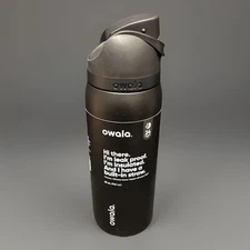 Owala FreeSip 32oz Stainless Steel Water Bottle - Black