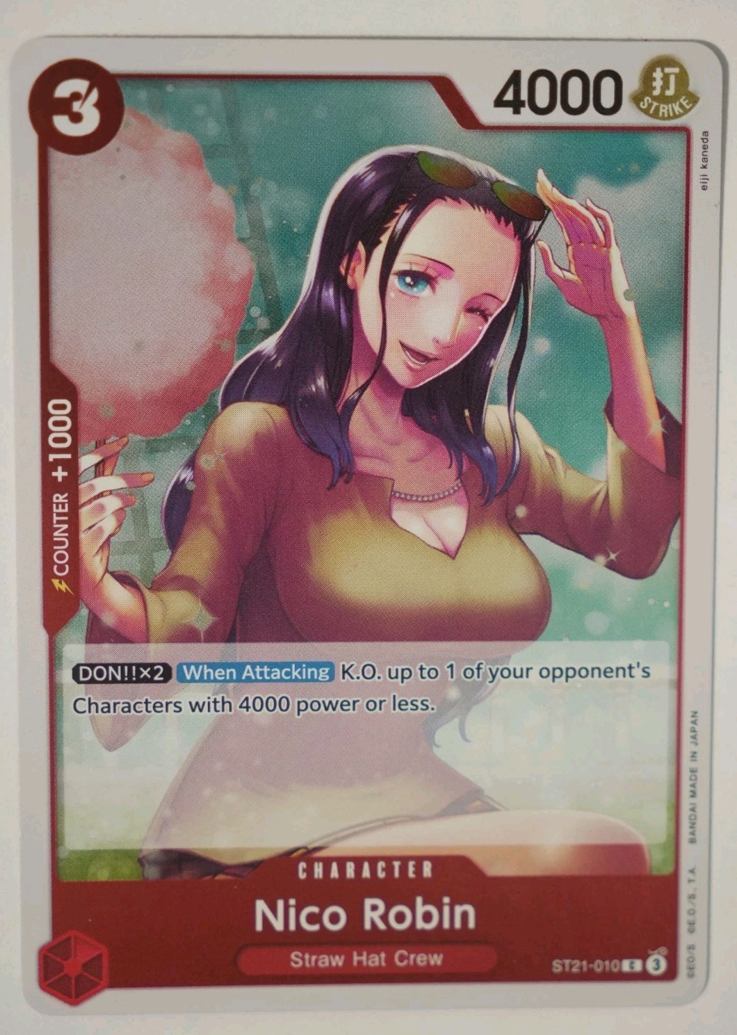 Nico Robin ST21-010 | One Piece TCG: EX Gear 5 English β Foil NM