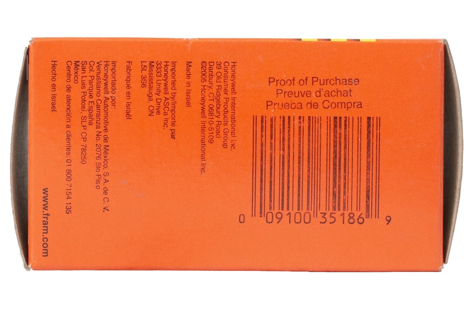 FRAM Replacement Fuel Filter Fits 1984-1989 Mercedes-Benz 190D Part Number P6446 — 第 3/4 张图片