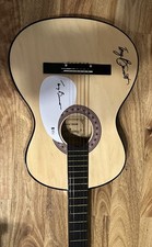 TONY BENNETT SIGNED AUTOGRAPH FULL SIZE ACOUSTIC GUITAR - RARE! BAS BECKETT