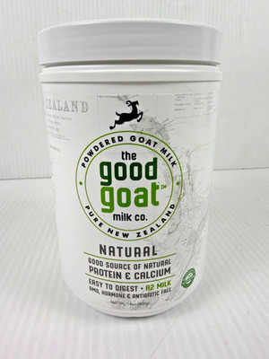 The Good Goat Milk Co. 14 oz Powdered New Zealand Goat Milk Full Cream Exp 10/27