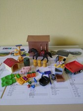 Playmobil Accessoires De La Ferme Animaux Légumes Outils