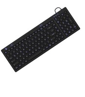 Keysonic KSK-6031INEL-B - Tastatur - Qwertz - Deutsch - Schwarz