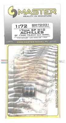 MASGM72031 1:72 Master Model Gun Barrel Set - 17Pdr SP M10 Achilles QF 17Pdr