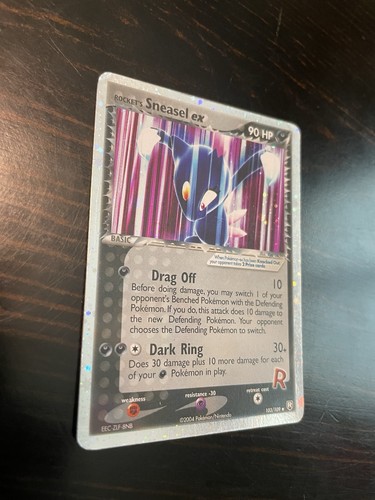 Pokemon EX  Team Rocket’s Return Rocket's Sneasel ex 103/109 Holo, MP