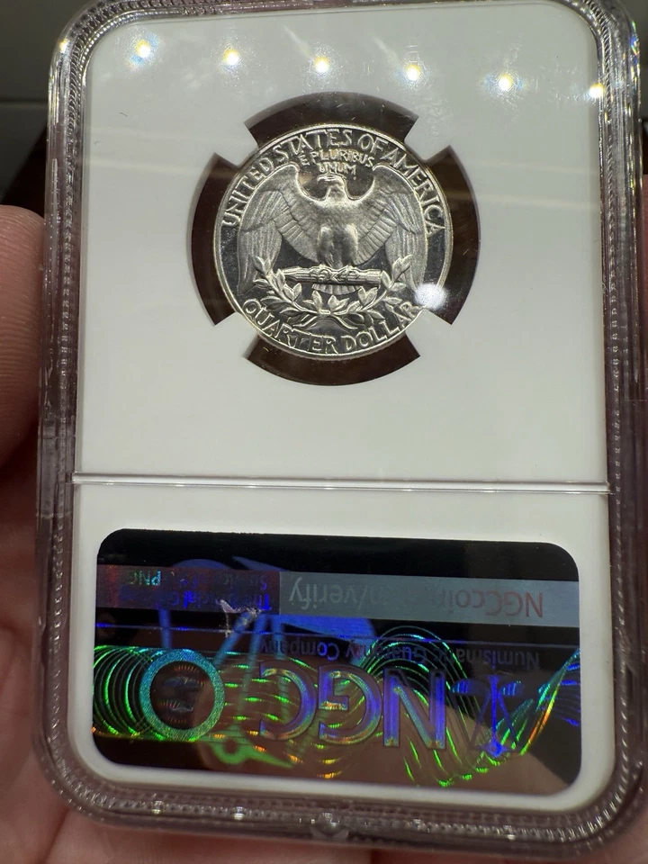 1964 Washington Silver Proof Quarter NGC PF 66 CAMEO - Image 4 of 4