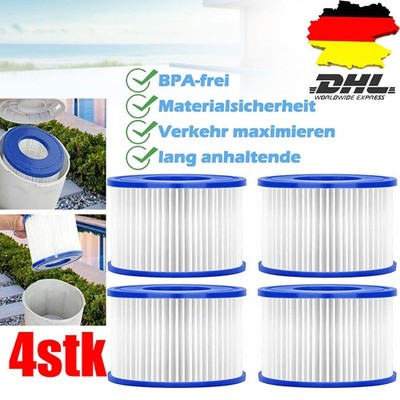 4stk. Bestway Summer Filterkartusche Größe VI Für Bestway Lay-Z-Spa Whirlpool