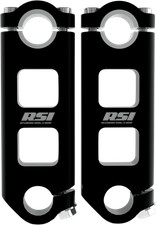 RSI Pivoting Handlebar Riser 3in Black Anodiz...