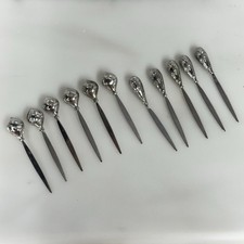 Vintage Sterling Silver Cocktail Olive Appetizer Picks Set Of 11
