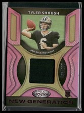 2025 Panini Certified #NGJ-TSH Tyler Shough New Generation Jerseys Pink /299