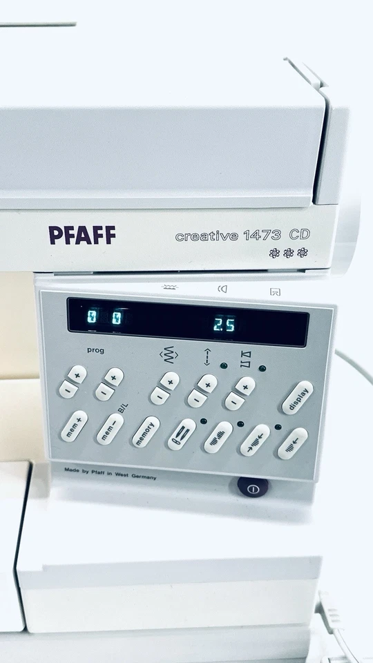 Pfaff Creative 1473 CD mit IDTsystem Freiarm-flachbett NähmaschineTop-Zustand - Bild 2 von 4
