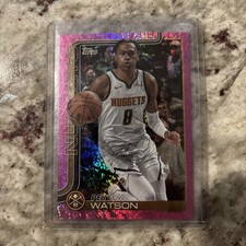 2025-26 Topps Basketball Peyton Watson Pink Holo Foil SSP #106 Nuggets