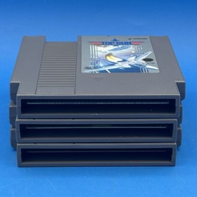 Lote de 3 juegos Nintendo NES Top Gun, Captain Skyhawk y Mission Impossible - Probado