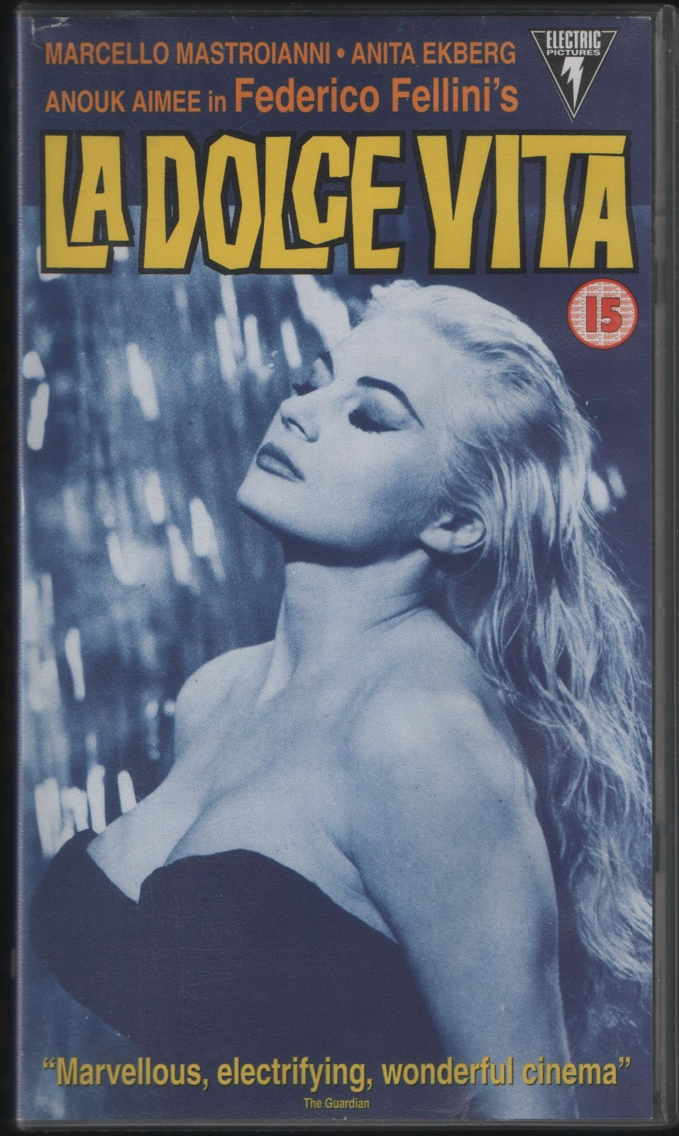 La Dolce Vita (1960) (Electric Pictures VHS) Federico Fellini 60s comedy-drama