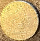 1873 US Trade Dollar T $1 - Tougher