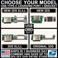 USB Type-C Charger Charging Port Mod Socket for Nintendo New/3DS/XL/LL/Original