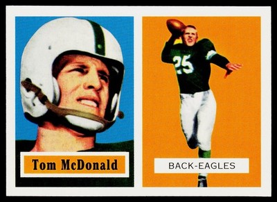Tom McDonald, 1994 Topps Archives 1957, #124, Philadelphia Eagles, RC