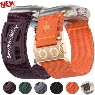 Nylon Armband für Apple Watch Magnet Loop Series 11 10 9 8 7 6 5 4 SE Ultra 3 2