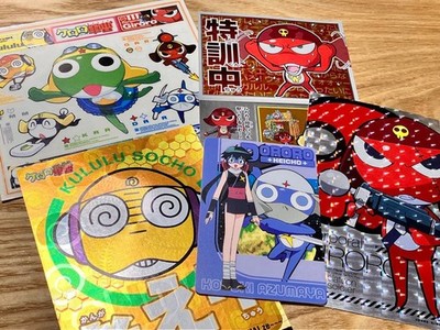 Sgt. Frosch Aufkleber Karte Keroro Kururu Giroro Tamama Dororo