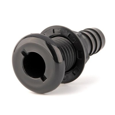 T-H Marine Thru-Hull Fitting 3/4'' Hose  Black #TH-750-DP