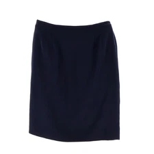 Travis Ayers Midi Pencil Skirt Womens Size 16 Very Dark Blue Business Career