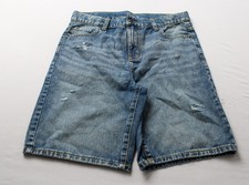 The Children's Place Boys Mid Rise Denim Shorts AC2 Culver Wash Size 16 NWT